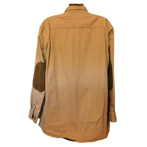 RedHead Shooting Shirt XLT Brown Hunting Quilted Pads Long Sleeve - Picture 6 of 8
